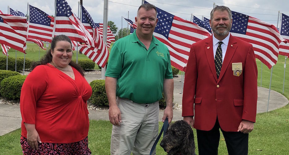 Elks Flag Day carousel